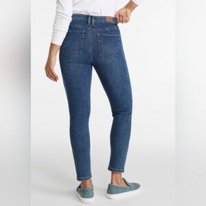L.L. Bean Blue High Rise Jeans with Slim Fit